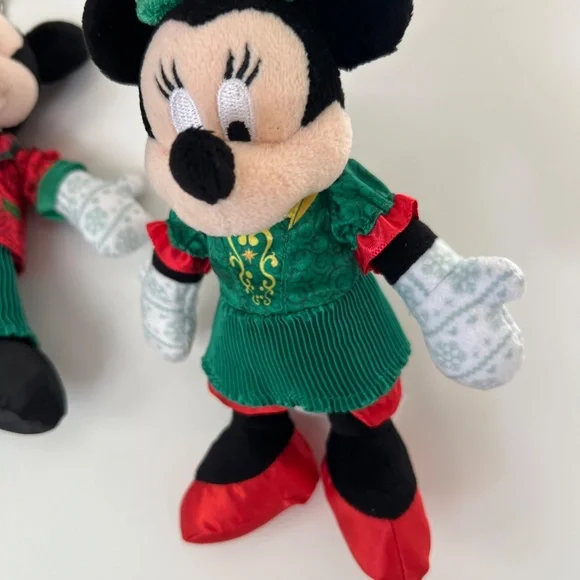 Mickey Minnie Christmas Tokyo Disney bag charms plush - Picture 3 of 5